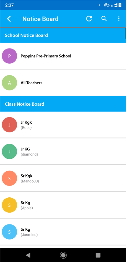 School Diary Class & School Notice Boards